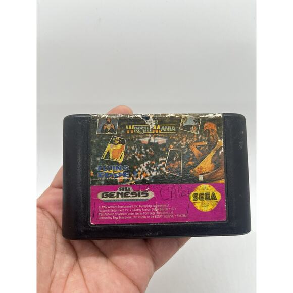 WWF Super WrestleMania - Sega Genesis - Tested & Working - Picture 2 of 8